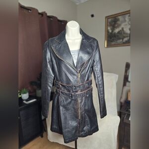 Romeo and Juliet Couture Faux Leather Jacket